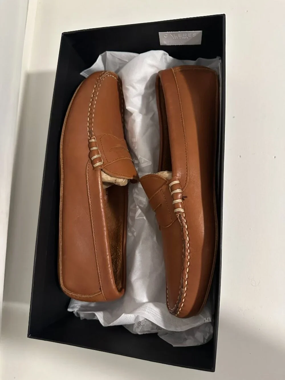 Allen Edmonds Daytona Loafers Brown Leather Size 12 Includes Original Box